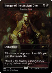 Exquisite Blood (SLD-206) - Secret Lair Drop / Hunger of the Ancient One (Borderless)