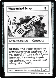 Weaponized Scrap (CMB1-111) - Mystery Booster Playtest Cards 2021