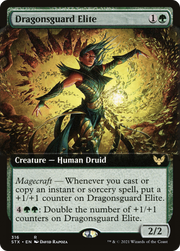 Dragonsguard Elite (STX-316) - Strixhaven: School of Mages: (Extended Art)