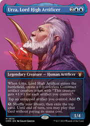 Urza, Lord High Artificer (CMM-674) - Commander Masters (Borderless)