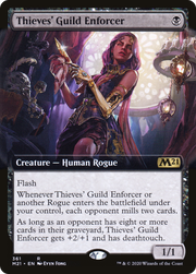 Thieves' Guild Enforcer (M21-361) - Core Set 2021: (Extended Art) Foil