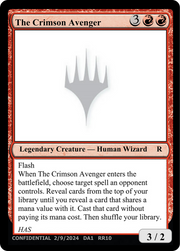 The Crimson Avenger (UNK-RR10) - Unknown Event
