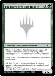 The Bear Force Pilot Runner (UNK-RG59A) - Unknown Event