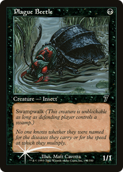 Plague Beetle (7ED-155★) - Seventh Edition Foil