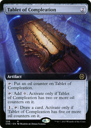 Tablet of Compleation (ONE-398) - Phyrexia: All Will Be One: (Extended Art) Foil