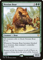 Nessian Boar (PPTHB-181P) - Theros Beyond Death Promos