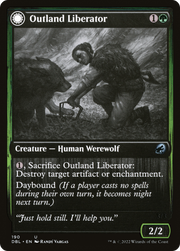 Outland Liberator // Frenzied Trapbreaker (DBL-190) - Innistrad: Double Feature: (Double Faced Transform)