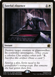 Fateful Absence (PPMID-018) - Innistrad: Midnight Hunt Promos