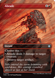 Abrade (Borderless) (FDN-327) - Foundations (Borderless) Foil