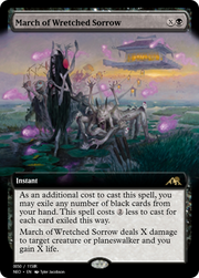 March of Wretched Sorrow (PRM-97963) - Magic Online Promos Foil