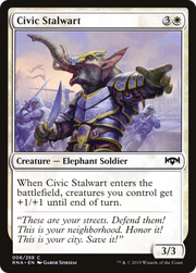 Civic Stalwart (RNA-006) - Ravnica Allegiance Foil