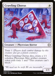 Crawling Chorus (ONE-008) - Phyrexia: All Will Be One Foil