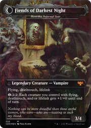 Henrika Domnathi // Henrika, Infernal Seer (VOW-335) - Innistrad: Crimson Vow: (Double Faced Transform) (Borderless)