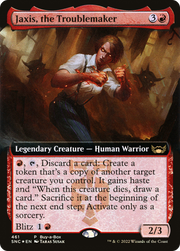 Jaxis, the Troublemaker (BABP-461) - Streets of New Capenna: (Extended Art) Foil