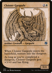 Cloister Gargoyle (AFR-302) - Adventures in the Forgotten Realms: (Showcase)