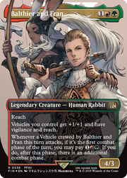 Balthier and Fran (Borderless) (Surge Foil) (0538) (FIN-538) - FINAL FANTASY (Borderless) Foil