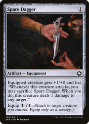 Spare Dagger (AFR-250) - Adventures in the Forgotten Realms
