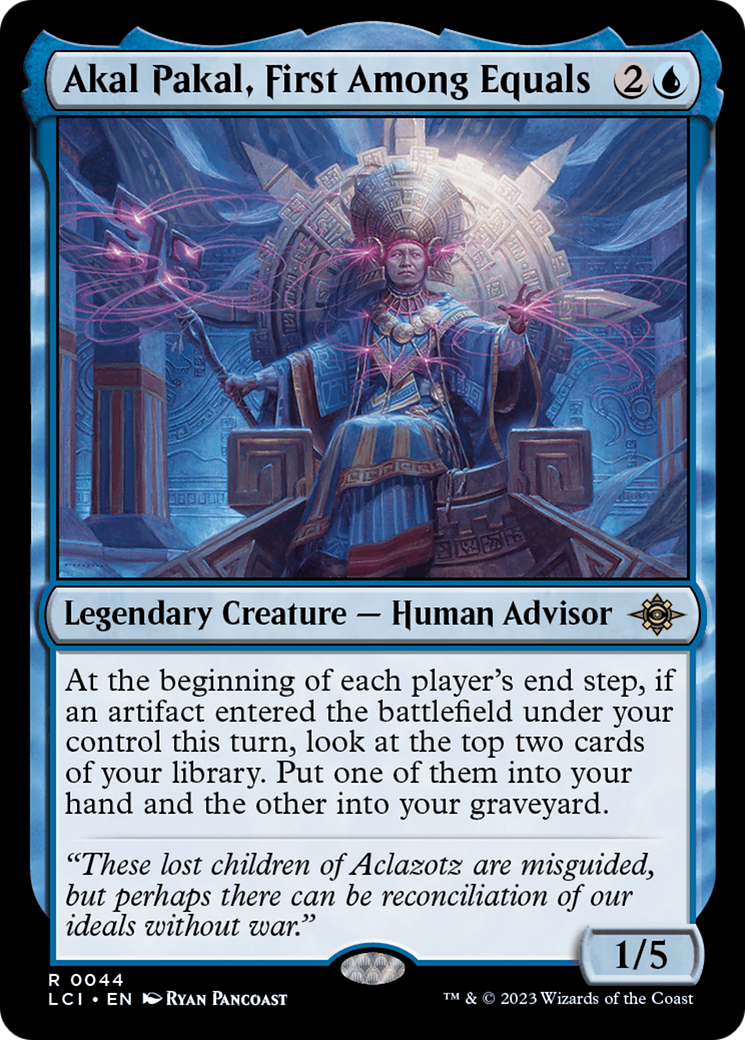Akal Pakal, First Among Equals (LCI-044) - The Lost Caverns of Ixalan Foil