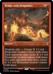 Tempt with Vengeance (CMM-551) - Commander Masters Etched Foil