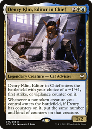 Denry Klin, Editor in Chief (NCC-071) - New Capenna Commander