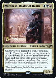 Marchesa, Dealer of Death (PRE-220) - Outlaws of Thunder Junction Promos Foil