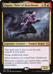 Zagras, Thief of Heartbeats (ZNR-241) - Zendikar Rising Foil