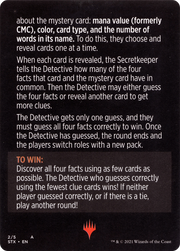 Booster Sleuth // Booster Sleuth (cont'd) (MSTX-002) - Strixhaven: School of Mages Minigames Foil