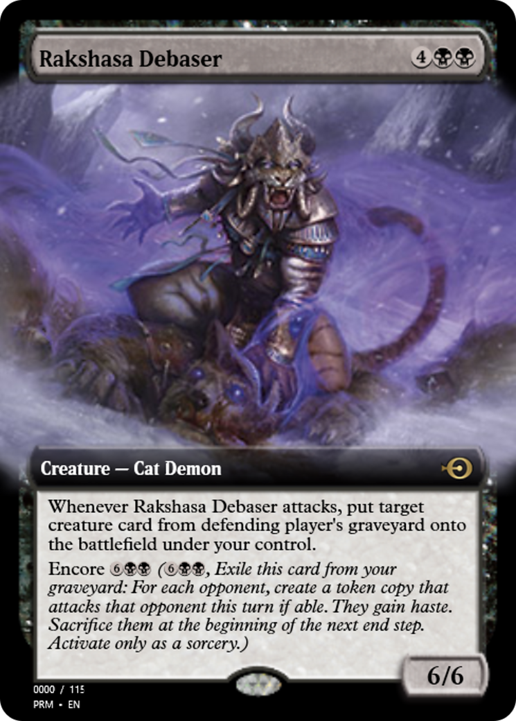 Rakshasa Debaser (PRM-85994) - Magic Online Promos Foil