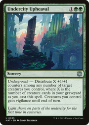 Undercity Upheaval (MAT-025) - March of the Machine: The Aftermath Foil