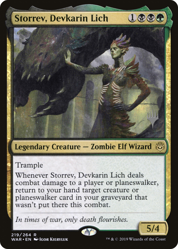 Storrev, Devkarin Lich (PPELD-219) - War of the Spark Promos