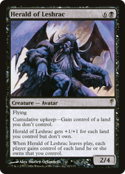 Herald of Leshrac (CSP-062) - Coldsnap Foil
