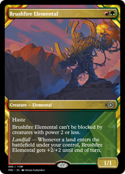 Brushfire Elemental (PRM-83710) - Magic Online Promos