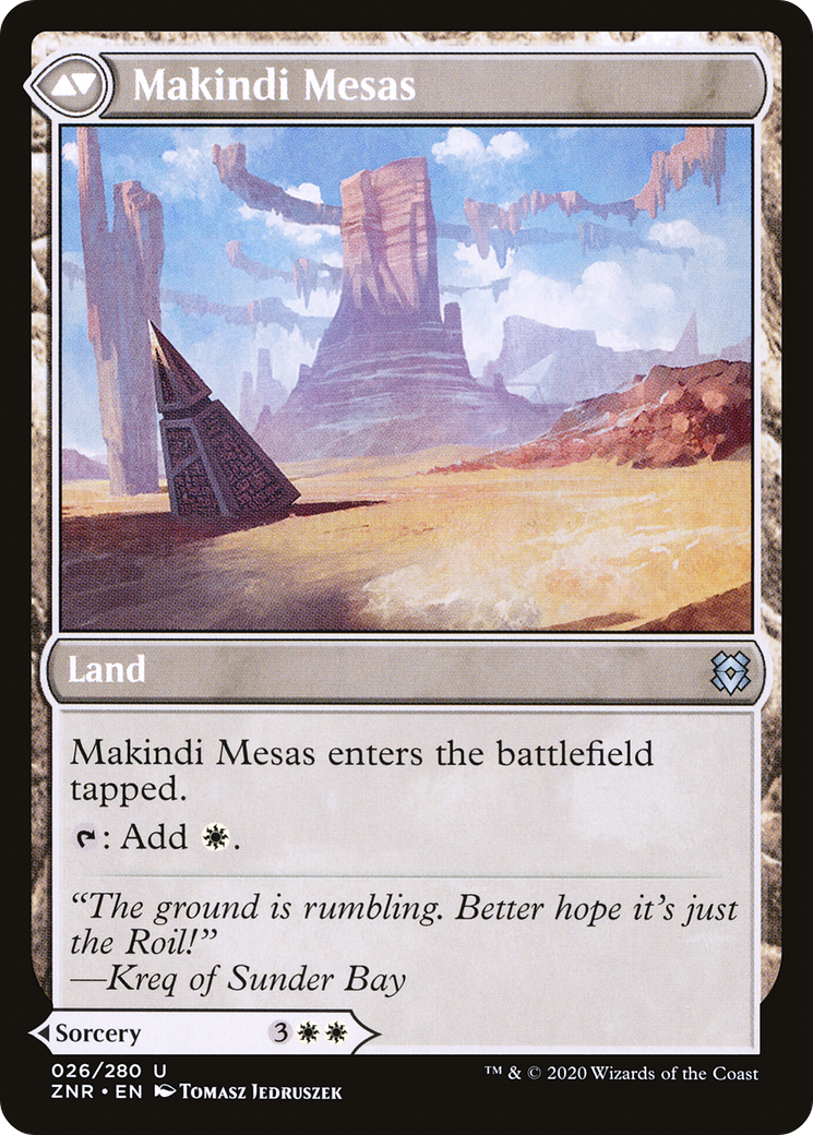 Makindi Stampede // Makindi Mesas (ZNR-026) - Zendikar Rising