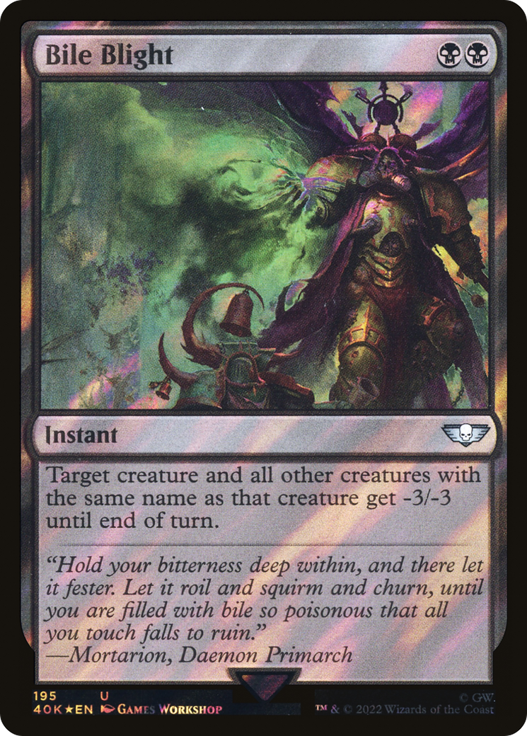 Bile Blight (40K-195) - Warhammer 40,000 Commander Foil