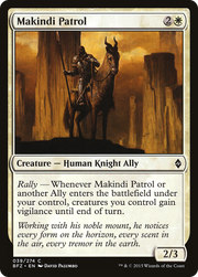 Makindi Patrol (BFZ-039) - Battle for Zendikar