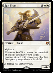 Sun Titan (WOC-077) - Wilds of Eldraine Commander