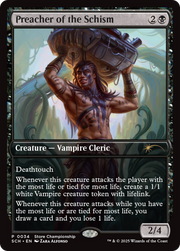 Preacher of the Schism (GAME-034) - Store Championships Foil