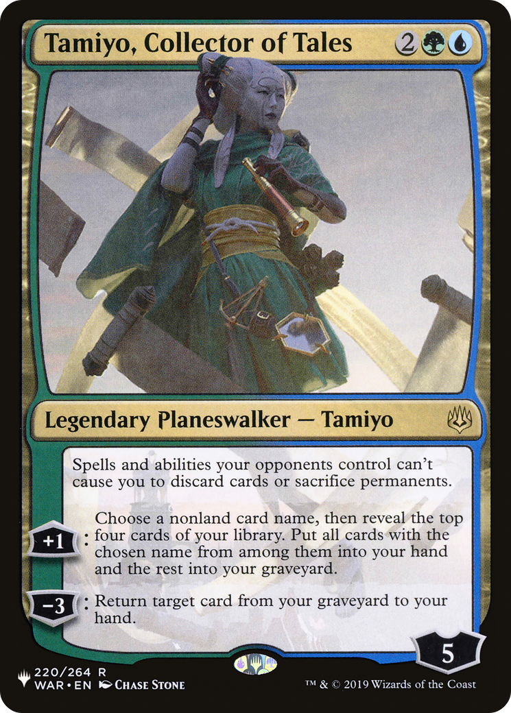 Tamiyo, Collector of Tales (LIST-WAR-220) - The List