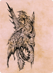 Ancient Brass Dragon // Ancient Brass Dragon (ACLB-049) - Battle for Baldur's Gate Art Series (Borderless)