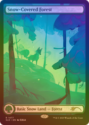 Snow-Covered Forest (SLD-1477) - Secret Lair Drop: (Full Art) Foil