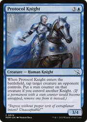 Protocol Knight (MOM-074) - March of the Machine Foil