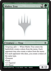 Maître Tree (UNK-RG03A) - Unknown Event