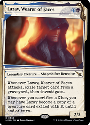 Lazav, Wearer of Faces (MKM-366) - Murders at Karlov Manor: (Showcase) Foil