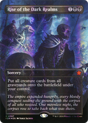 Rise of the Dark Realms (Borderless) (Mana Foil) (FDN-387) - Foundations (Borderless) Foil