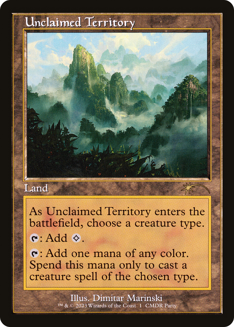 Unclaimed Territory (WPN-001) - Wizards Play Network 2023
