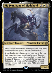 Ria Ivor, Bane of Bladehold (PPONE-214P) - Phyrexia: All Will Be One Promos Foil