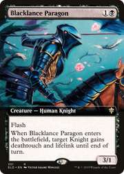Blacklance Paragon (ELD-351) - Throne of Eldraine: (Extended Art)