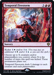 Temporal Firestorm (PRE-147S) - Dominaria United Promos Foil