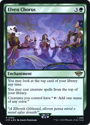 Elven Chorus (PRE-160S) - Tales of Middle-earth Promos Foil