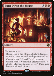 Burn Down the House (PPMID-131) - Innistrad: Midnight Hunt Promos Foil